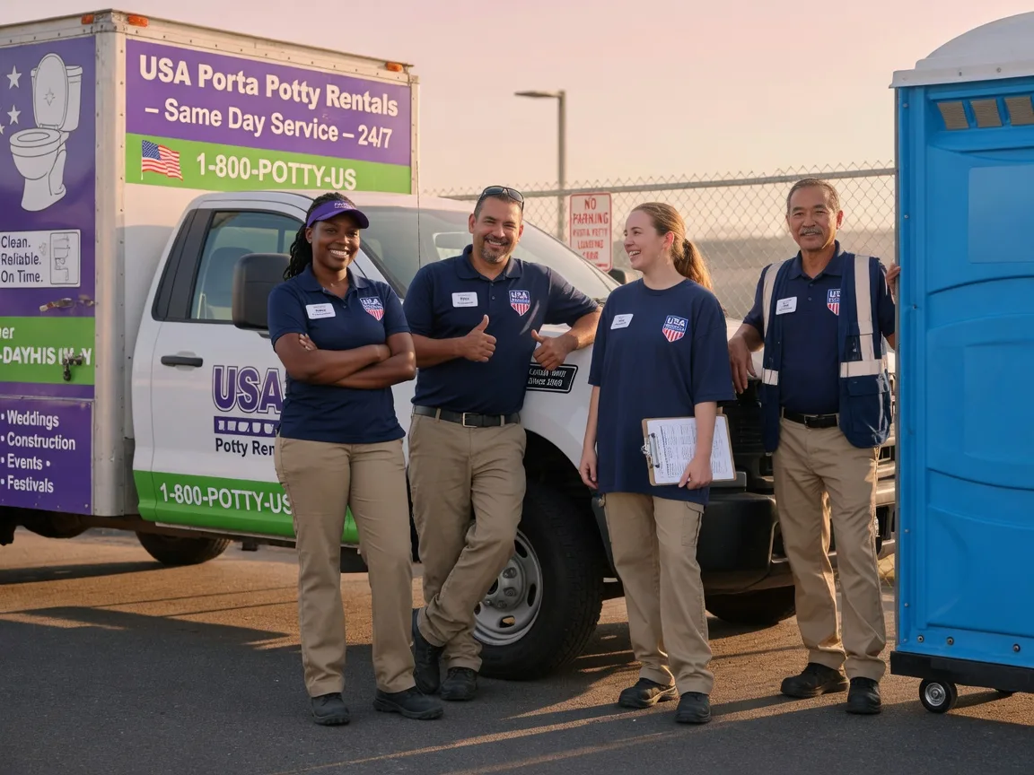 Porta Potty Rental company in Paloma, IL